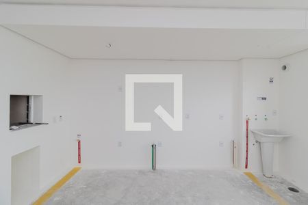 Sala/Cozinha de apartamento à venda com 2 quartos, 53m² em Harmonia, Canoas