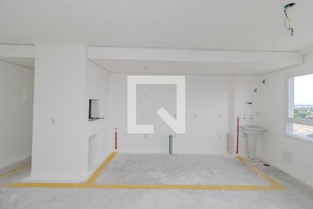 Sala/Cozinha de apartamento à venda com 2 quartos, 53m² em Harmonia, Canoas