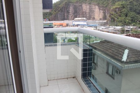 Varanda de apartamento para alugar com 1 quarto, 52m² em Centro, São Vicente