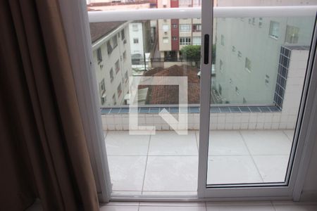 Varanda da Sala de apartamento para alugar com 1 quarto, 52m² em Centro, São Vicente
