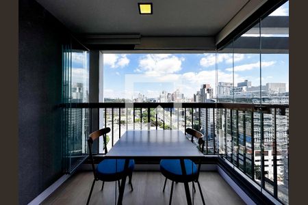 Sacada de apartamento para alugar com 1 quarto, 28m² em Brooklin Paulista, São Paulo