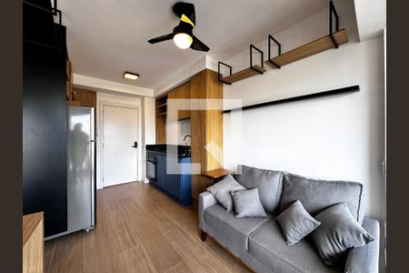 Sala de apartamento para alugar com 1 quarto, 28m² em Brooklin Paulista, São Paulo