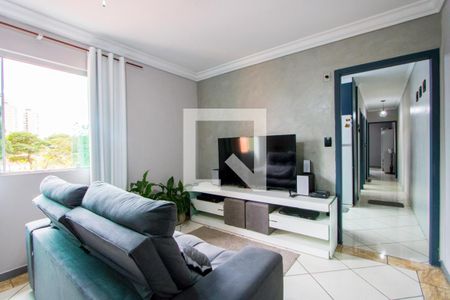 Sala de apartamento à venda com 2 quartos, 70m² em Vila Eldízia, Santo André