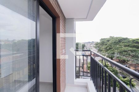 Varanda da Sala de apartamento para alugar com 2 quartos, 41m² em Cidade Antônio Estevão de Carvalho, São Paulo