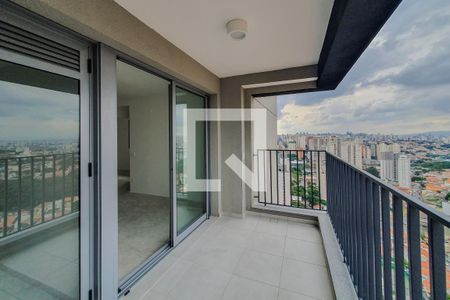 varanda de apartamento para alugar com 2 quartos, 52m² em Vila Firmiano Pinto, São Paulo
