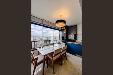 Varanda da Sala de apartamento à venda com 2 quartos, 57m² em Brás, São Paulo