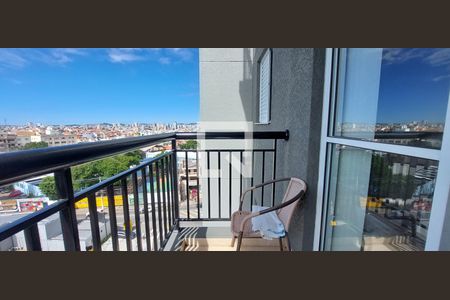 Varanda da Sala de apartamento à venda com 2 quartos, 54m² em Utinga, Santo André