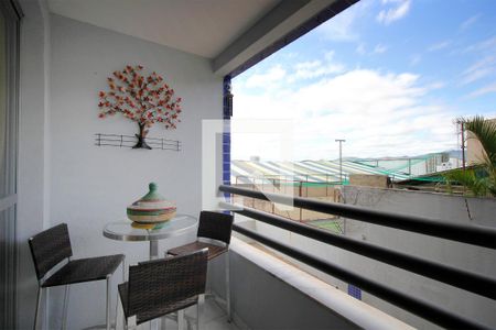 Varanda da Sala de apartamento à venda com 3 quartos, 99m² em Maria Virgínia, Belo Horizonte