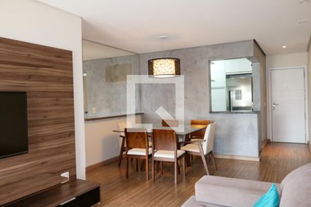 Sala de apartamento para alugar com 3 quartos, 89m² em Barcelona, São Caetano do Sul