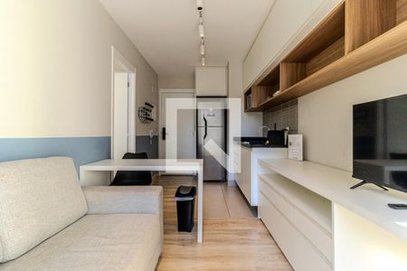 Sala de apartamento à venda com 1 quarto, 28m² em República, São Paulo