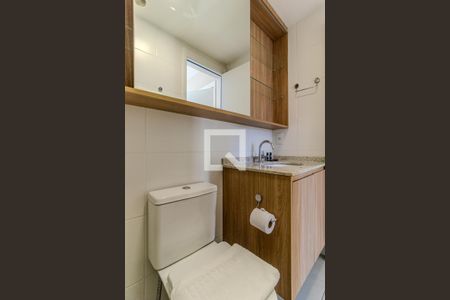 Apartamento para alugar com 28m², 1 quarto e sem vagaBanheiro da Suíte