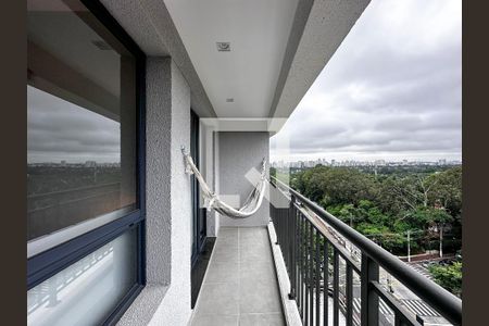 Sacada de apartamento para alugar com 1 quarto, 30m² em Santo Amaro, São Paulo