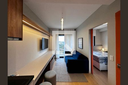 Sala de apartamento para alugar com 1 quarto, 30m² em Santo Amaro, São Paulo