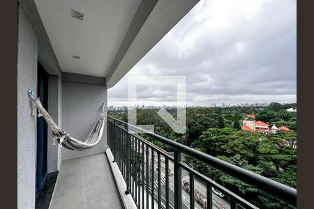 Sacada de apartamento para alugar com 1 quarto, 30m² em Santo Amaro, São Paulo