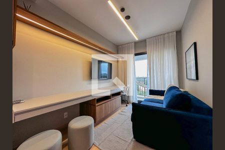 Sala de apartamento para alugar com 1 quarto, 30m² em Santo Amaro, São Paulo