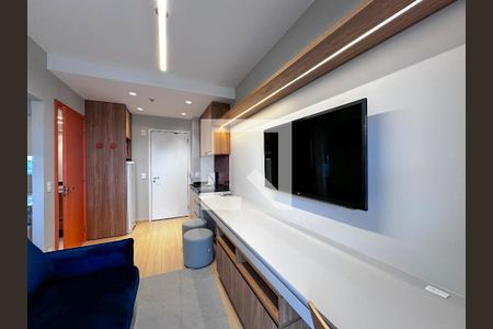 Sala de apartamento para alugar com 1 quarto, 30m² em Santo Amaro, São Paulo