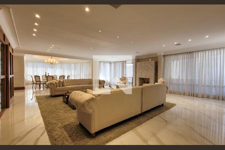 Sala de apartamento à venda com 4 quartos, 385m² em Jardim, Santo André