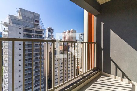 Studio à venda com 34m², 1 quarto e sem vagaVaranda