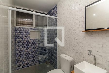 Banheiro de kitnet/studio para alugar com 1 quarto, 37m² em Vila Buarque, São Paulo