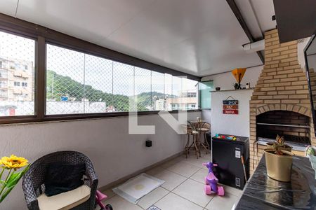Varanda de apartamento para alugar com 2 quartos, 131m² em Santa Rosa, Niterói