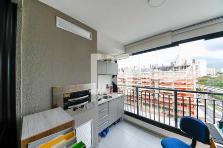 Varanda da Sala de apartamento à venda com 2 quartos, 59m² em Vila Prudente, São Paulo