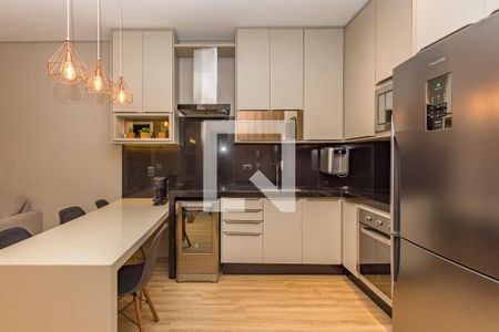 Cozinha de kitnet/studio para alugar com 1 quarto, 46m² em Barro Preto, Belo Horizonte