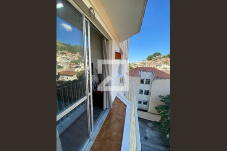 Varanda da Sala de apartamento para alugar com 2 quartos, 62m² em Riachuelo, Rio de Janeiro