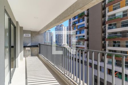 Varanda da Sala de apartamento à venda com 3 quartos, 160m² em Jardim das Acacias, São Paulo