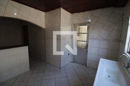 Sala / Cozinha de casa para alugar com 1 quarto, 40m² em Vila Fidalgo, São Paulo