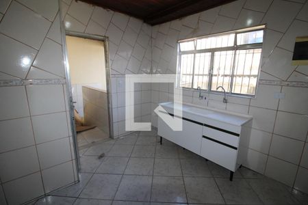 Sala / Cozinha de casa para alugar com 1 quarto, 40m² em Vila Fidalgo, São Paulo