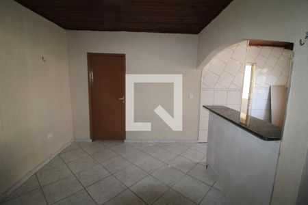 Sala / Cozinha de casa para alugar com 1 quarto, 40m² em Vila Fidalgo, São Paulo