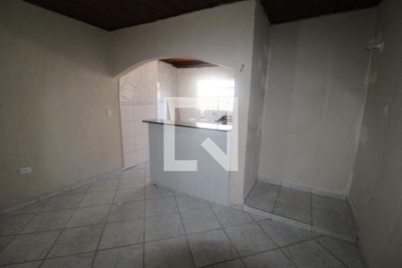 Sala / Cozinha de casa para alugar com 1 quarto, 40m² em Vila Fidalgo, São Paulo