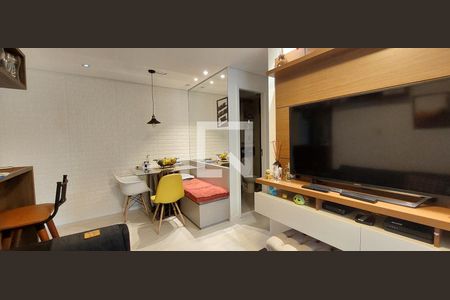 Sala de apartamento à venda com 2 quartos, 47m² em Vila Valparaiso, Santo André