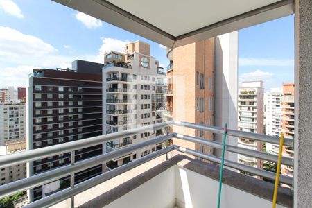 Varanda de apartamento à venda com 1 quarto, 49m² em Vila Nova Conceição, São Paulo