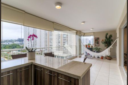 Varanda da Sala de apartamento para alugar com 4 quartos, 130m² em Jardim Dom Bosco, São Paulo