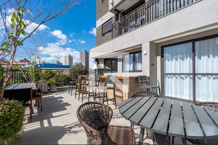 Studio para alugar com 29m², 1 quarto e 1 vaga Studio para alugar com 29m², 1 quarto e 1 vagaÁrea comum - Churrasqueira
