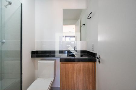 Studio para alugar com 29m², 1 quarto e 1 vaga Studio para alugar com 29m², 1 quarto e 1 vagaBanheiro