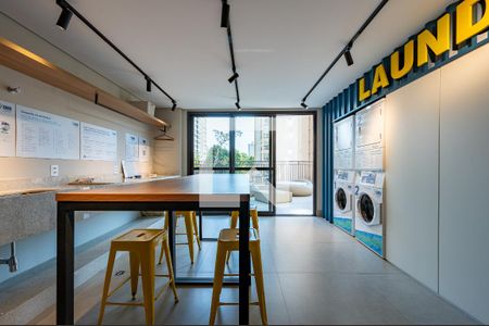 Studio para alugar com 29m², 1 quarto e 1 vaga Studio para alugar com 29m², 1 quarto e 1 vagaÁrea comum - Lavanderia