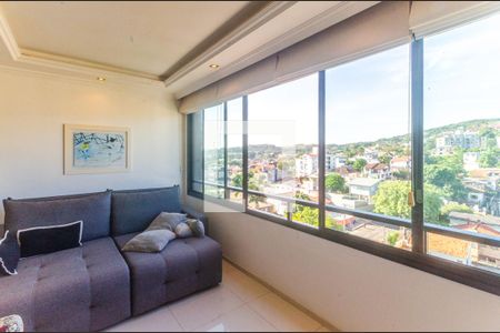 Sala de Estar de apartamento à venda com 2 quartos, 64m² em Tristeza, Porto Alegre