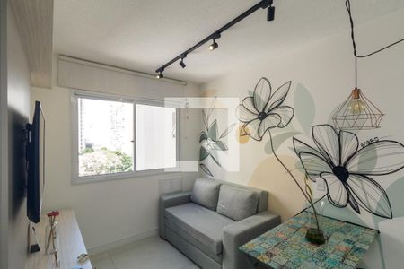 Sala de apartamento para alugar com 1 quarto, 25m² em Vila Buarque, São Paulo