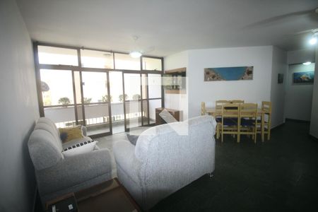 Sala de apartamento para alugar com 4 quartos, 92m² em Loteamento João Batista Julião, Guarujá