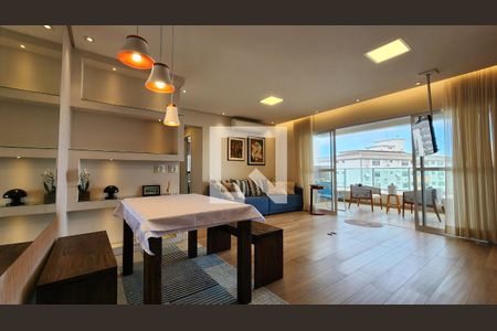 Sala de apartamento para alugar com 2 quartos, 82m² em Campo Grande, Santos