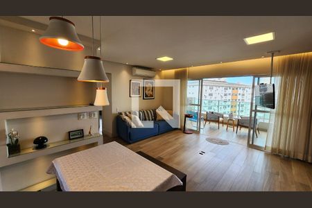 Sala de apartamento para alugar com 2 quartos, 82m² em Campo Grande, Santos