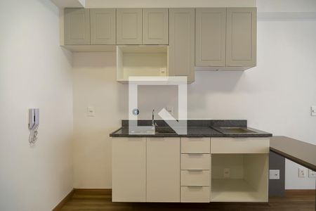 Studio - Cozinha de kitnet/studio para alugar com 1 quarto, 37m² em Vila Monte Alegre, São Paulo