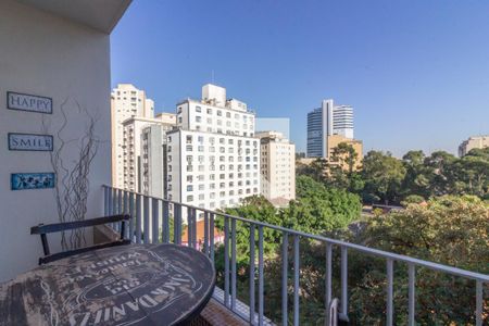 Varanda de apartamento à venda com 2 quartos, 94m² em Cerqueira César, São Paulo