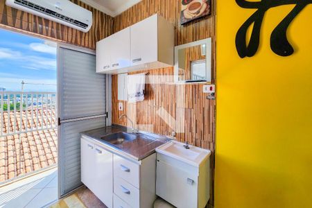 Cozinha - Armários de kitnet/studio para alugar com 1 quarto, 20m² em Centro, Jacareí