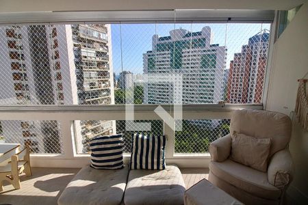Varanda da Sala de apartamento para alugar com 2 quartos, 99m² em Barra da Tijuca, Rio de Janeiro