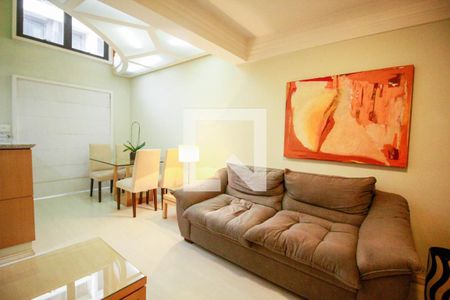 Sala de apartamento para alugar com 1 quarto, 58m² em Moema, São Paulo