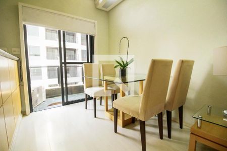 Sala de apartamento para alugar com 1 quarto, 58m² em Moema, São Paulo