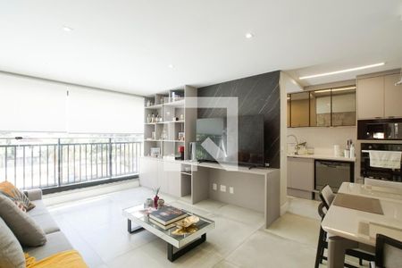 Sala de apartamento à venda com 2 quartos, 82m² em Pinheiros, São Paulo